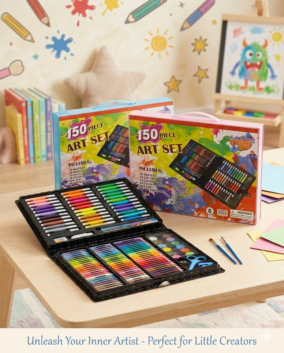 150 Piece Deluxe Art Set