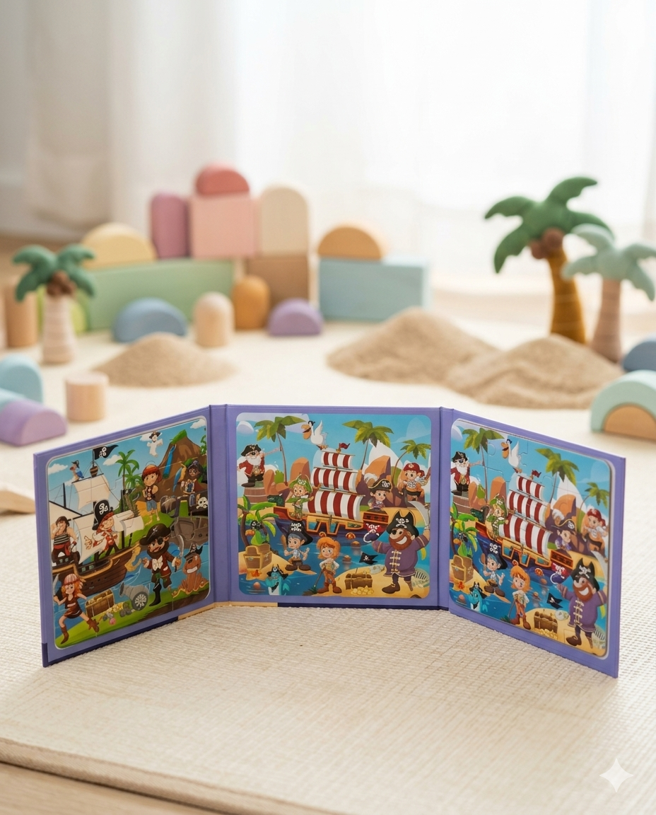 2-in-1 Magnetic Puzzle Pirates