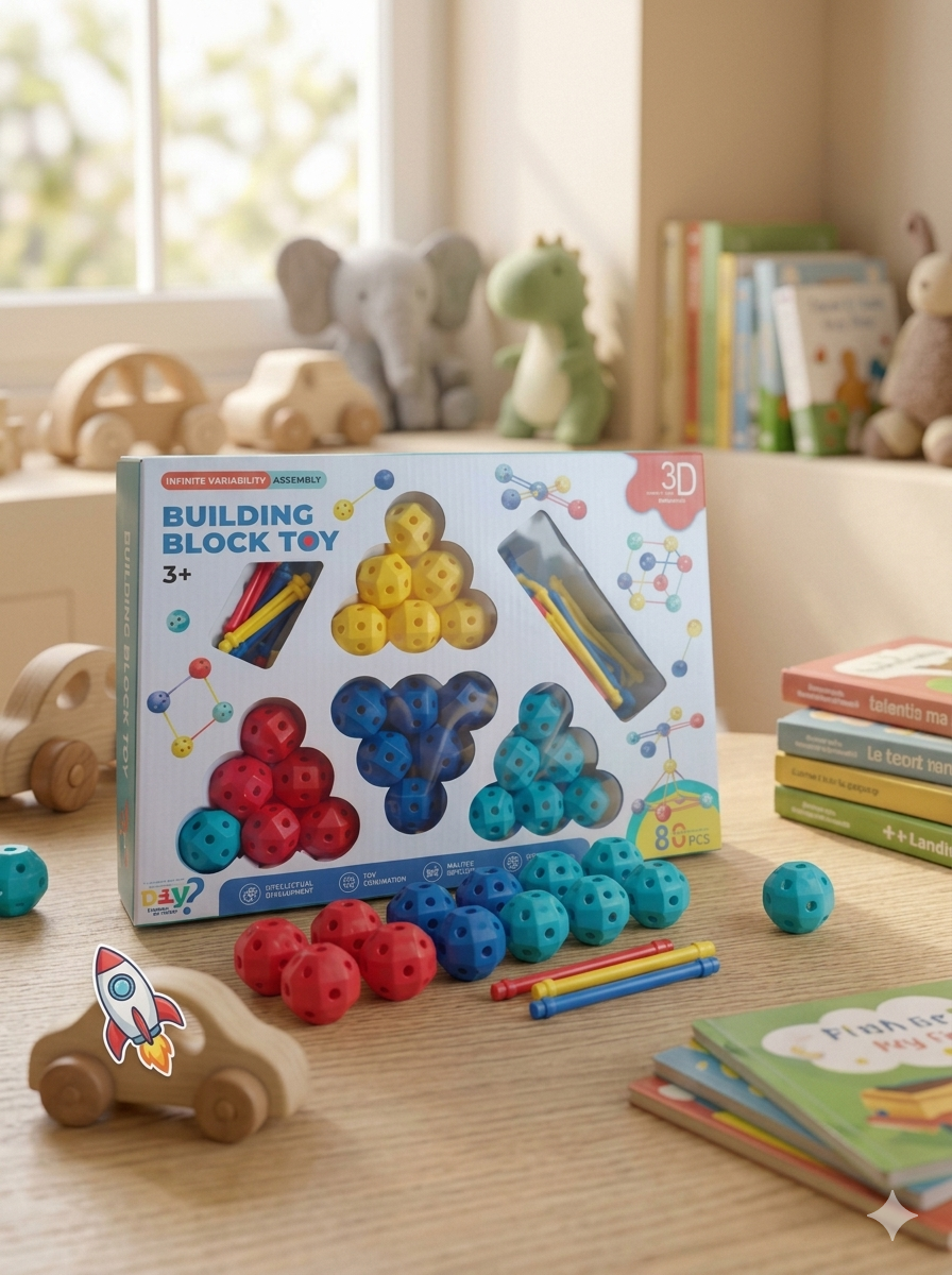 3D Building Block Toy