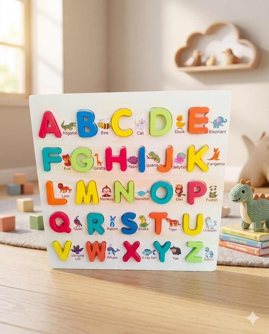Alphabet Wooden Puzzle