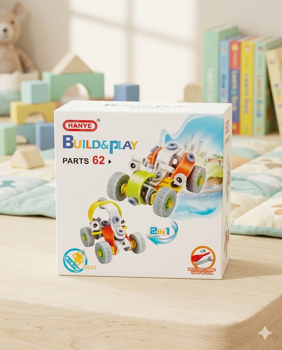 Build & Play - Car Building Playset