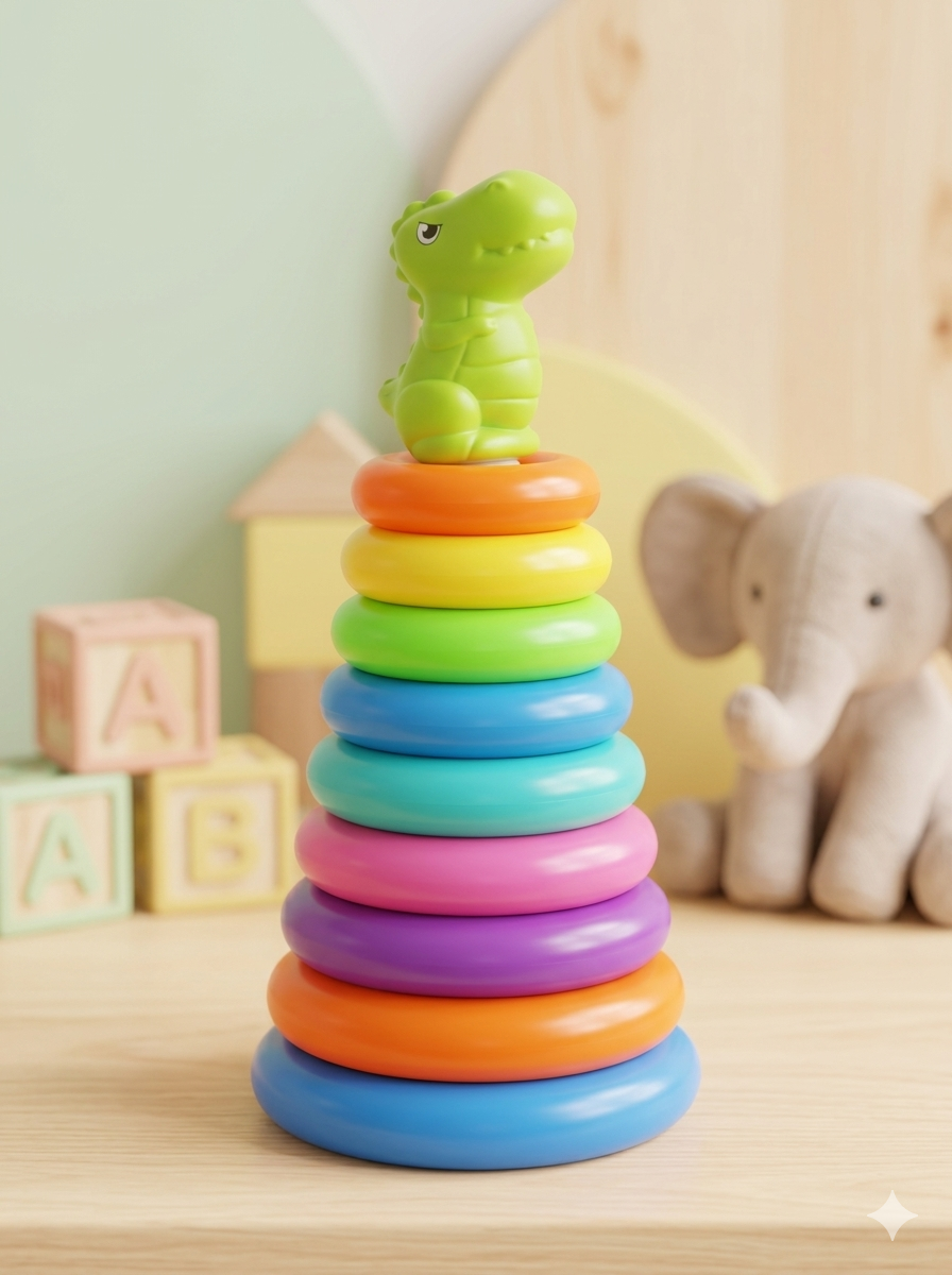 Dino Stacking Tower