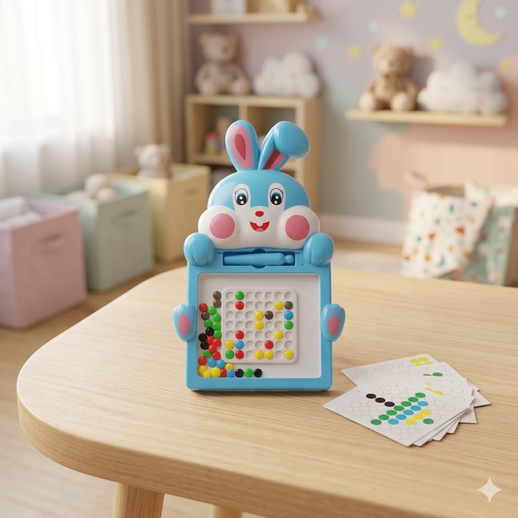 Magnetic Bunny Pegboard