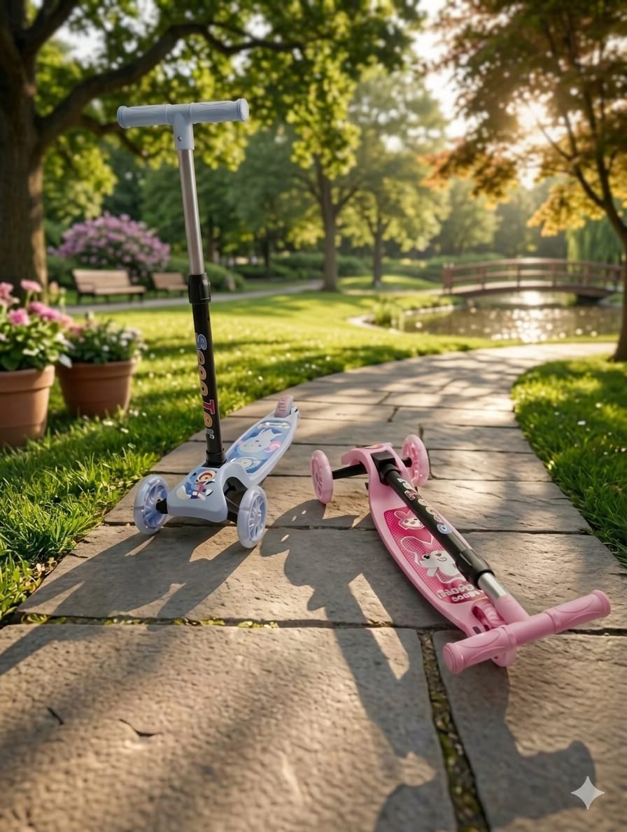 Kids Scooter (Blossom Pink)
