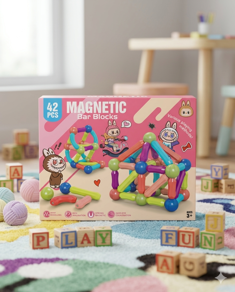 Magnetic Sticks (42 Pieces)