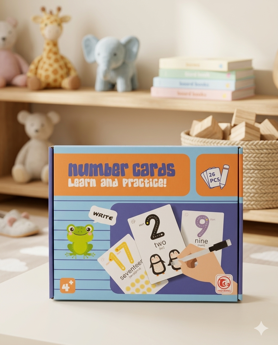 Wipe Clean Numbers Cards