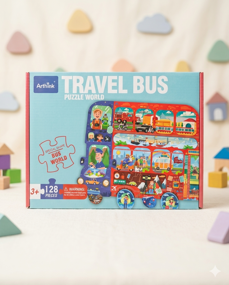 Travel Bus Puzzle (128 pieces)